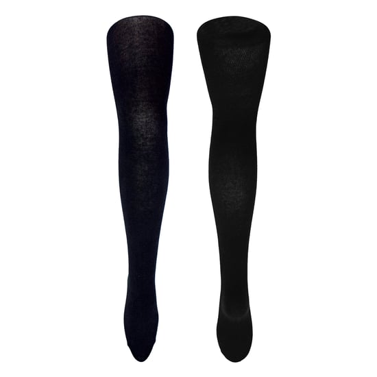 12 Paar Multipack Mädchen Schuluniform Strumpfhosen | Sock Snob | Soft & Comfy Plain Opaque Pantyhose Strumpfhosen für Kinder - Schwarz - Image 3