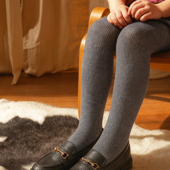 12 Paar Multipack Mädchen Schuluniform Strumpfhosen | Sock Snob | Weiche & bequeme einfache undurchsichtige Strumpfhosen für Kinder - Grau - Image 5