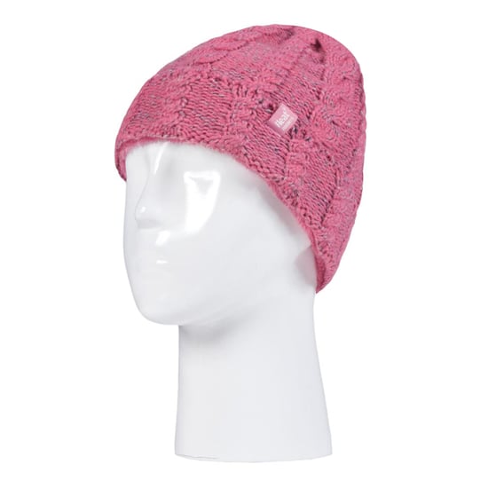 Wärmehalter - Kinder Mädchen niedlich Kabel gestrickt warm Fleece gefüttert Pompom Wintermütze und Handschuhe Set mit Bommel - CS4P14 - Image 4