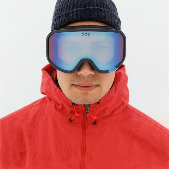 GOG Eyewear Zero UV400 Skibrille/Snowboardbrille mit doppellinsigem Spiegelglas und hydrophober Anti‑Beschlagbeschichtung - Marineblau - Image 3