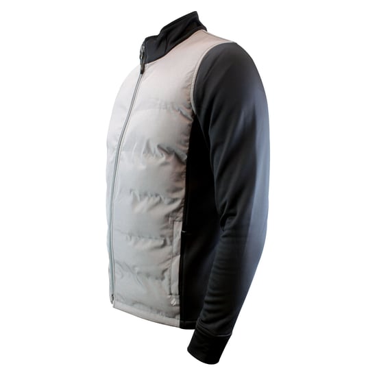 Herren Hybrid Fleecegefütterte Jacke mit Vollverschluss | Isolierte wasserdichte Jacke - Image 2