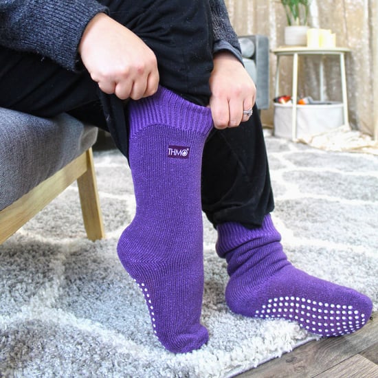 THMO - Ladies Cosy Thermal Slipper Bettsocken mit Anti-Rutsch-Greifern - Image 4
