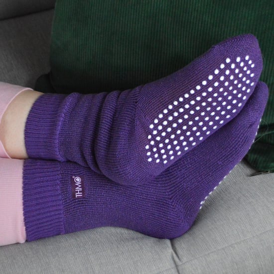THMO - Ladies Cosy Thermal Slipper Bettsocken mit Anti-Rutsch-Greifern - Image 5