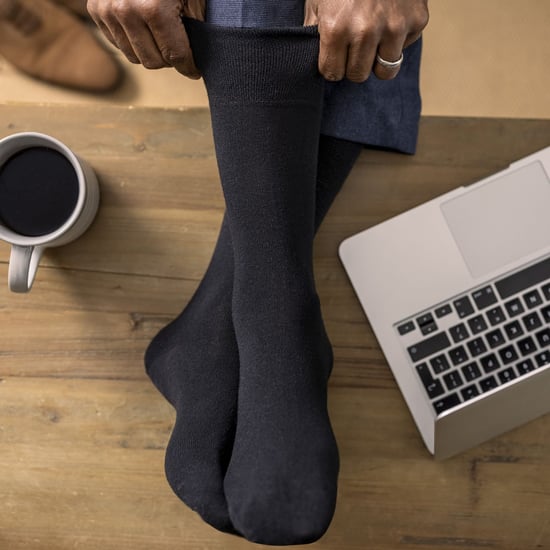 IOMI - 12 Paar Multipack Herren Diabetiker Bambus Socken | Extra breite nahtlose Socken mit nicht elastischen sanften Grip Top - Schwarz - Image 3