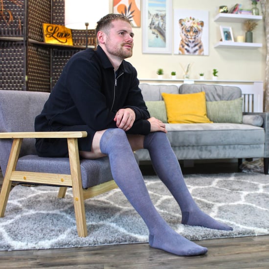 Herren Kniestrümpfe aus Bambus | Sock Snob | 2 Paar Multipack | Atmungsaktiv | Feuchtigkeitsableitung - Grau - Image 4
