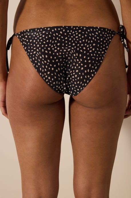 Bikini-Höschen mit niedrigem Bund und Bändern - Image 2