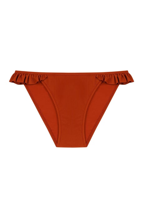 Niedriggeschnittene Rüschenslip-Bikini-Hosen - Image 4