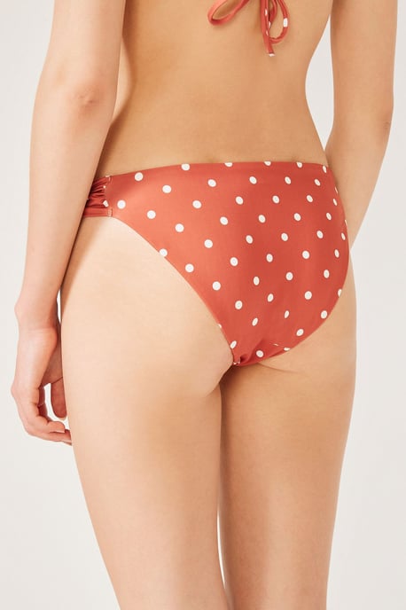 Tief geschnittene Polka-Dot-Bikiniunterteile - Image 2