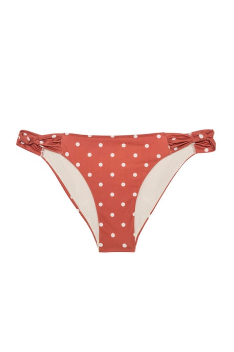 Tief geschnittene Polka-Dot-Bikiniunterteile - Image 3