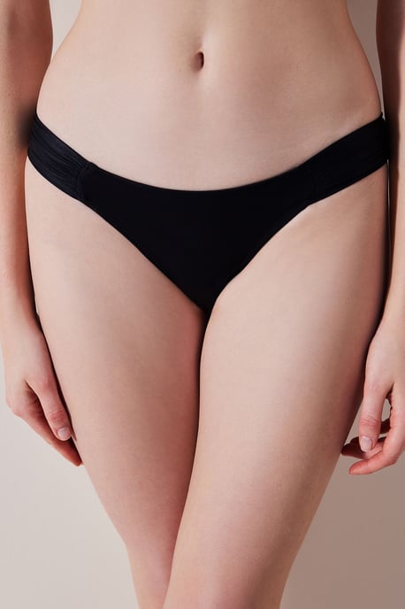 Penti Tief geschnittenes Jersey-Bikinihöschen - Schwarz - Image 1