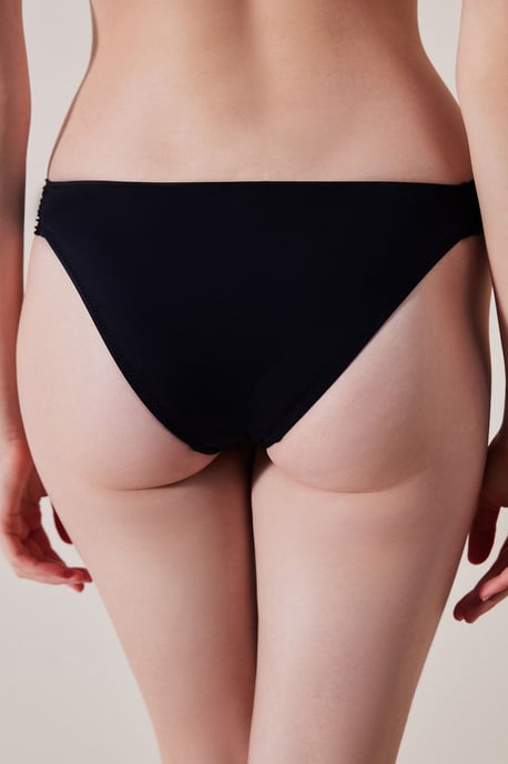 Penti Tief geschnittenes Jersey-Bikinihöschen - Schwarz - Image 2