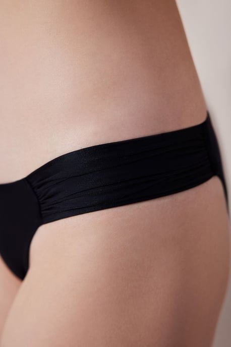 Penti Tief geschnittenes Jersey-Bikinihöschen - Schwarz - Image 3