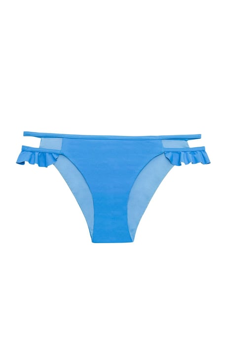 Niedrig geschnittene Rüschen-Hipster-Bikini-Hosen - Image 3