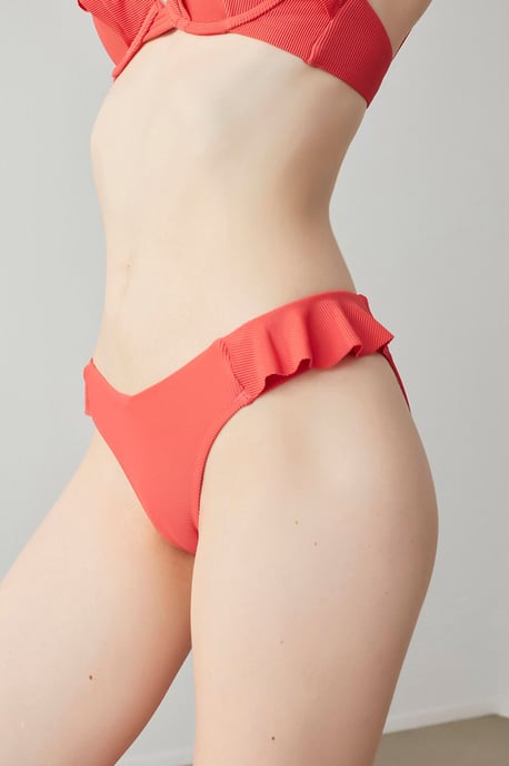 Bikinislip mit Rüsche in mittlerer Taille - Image 2
