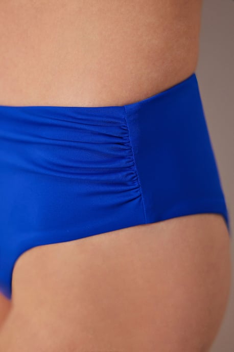Hochtaillierte Raffung-Bikini-Hosen - Image 3