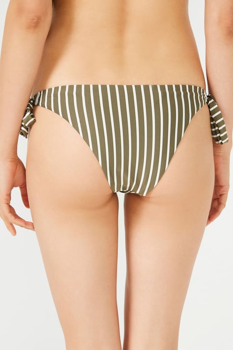 Niedrig geschnittene gestreifte brasilianische Bikini-Höschen - Image 2