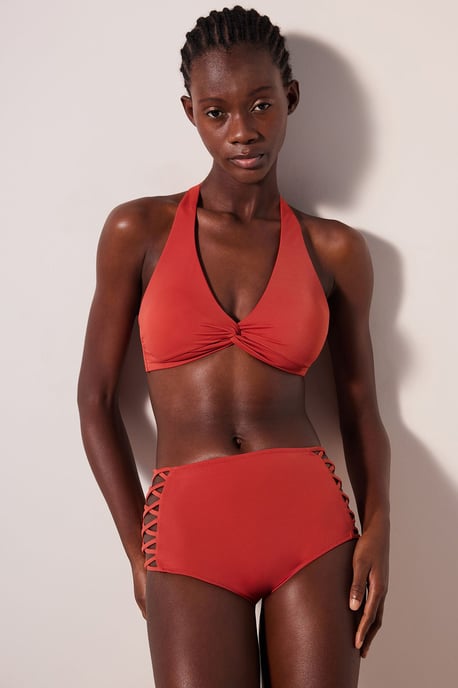 Hochtaillierte Cut-Out Bikini-Hosen - Image 4