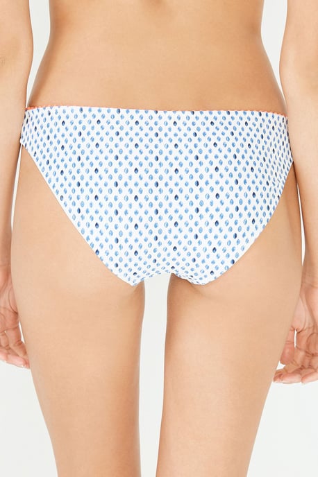 Tief sitzende Mikromuster-Bikinihosen - Image 2