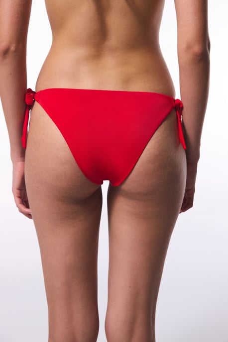Niedrig geschnittene brasilianische Bikiniunterteile mit Schleifen - Image 2