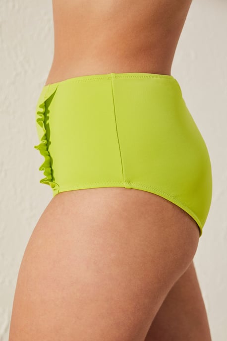 Hochtaillierte Rüschenslip-Bikinihose - Image 2