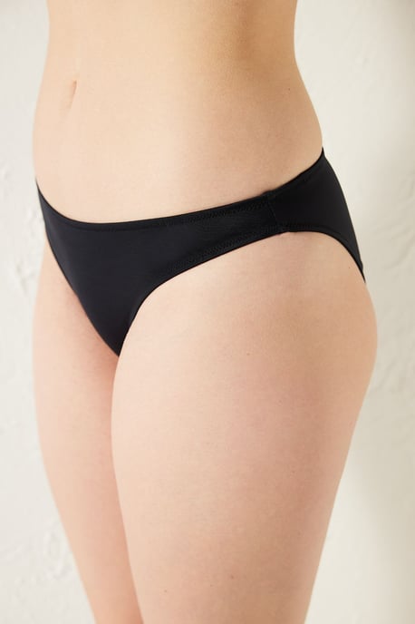 Tief geschnittene einfarbige Bikini-Unterteile - Image 3