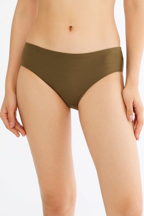 Penti Mittelhohe Hipster-Bikinihose - Khaki - Image 2
