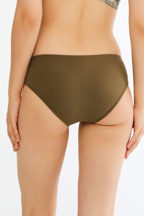 Penti Mittelhohe Hipster-Bikinihose - Khaki - Image 3