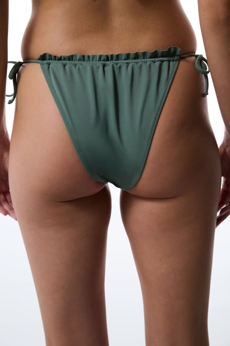 Hüftbikini mit Bindebändern und Rüsche - Image 2