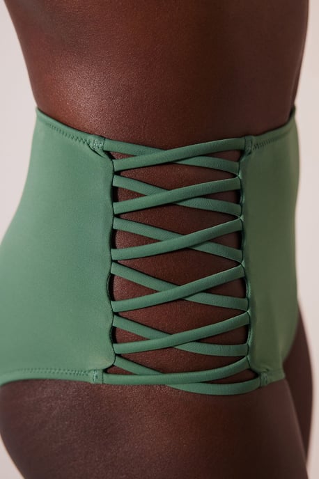 Hochtaillierte Cut-Out Bikini-Hosen - Image 3