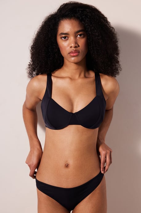 Mittelhohe Einfarbige Bikini-Hosen - Image 3