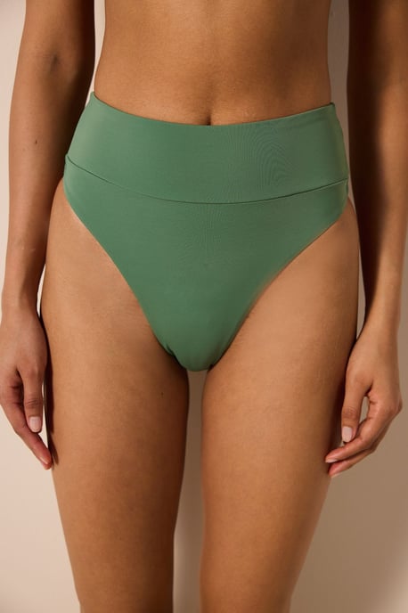 Hochgeschnittene Bikini-Hosen mit hohem Bund - Image 1