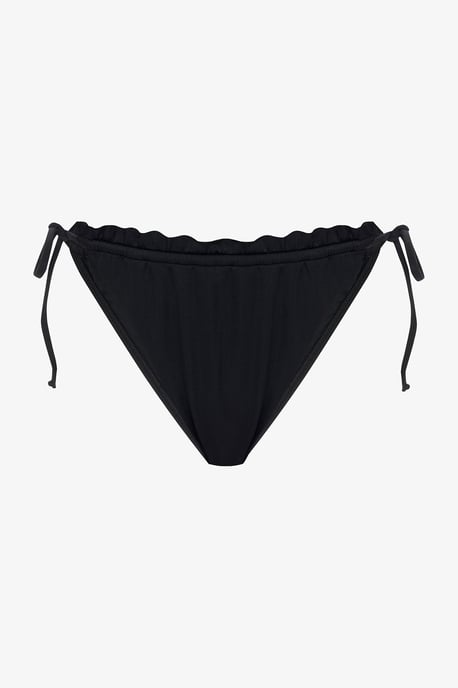 Tief sitzende Raffung-Bikinihose mit Bindebändern - Image 5
