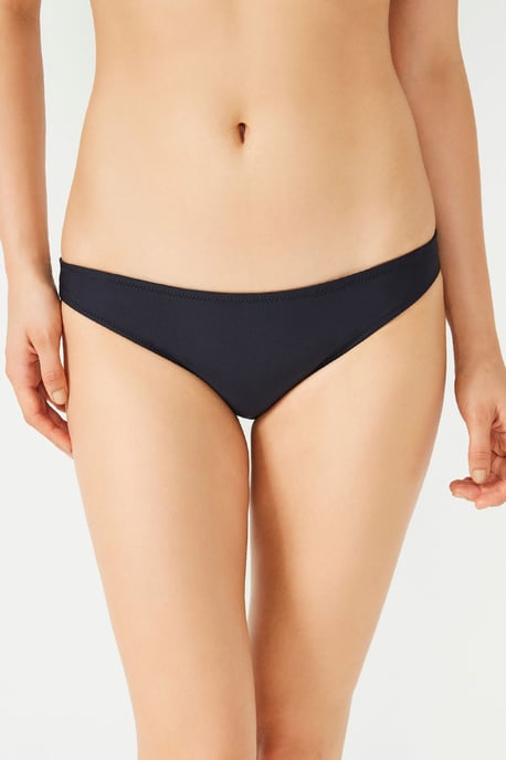 Tief geschnittene einfarbige Bikini-Hosen - Image 1