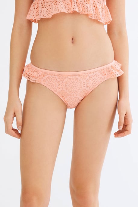 Strukturierte Low-Waist Hipster-Bikini-Höschen - Image 2