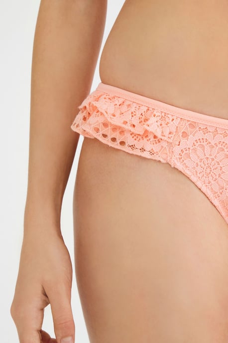 Strukturierte Low-Waist Hipster-Bikini-Höschen - Image 3