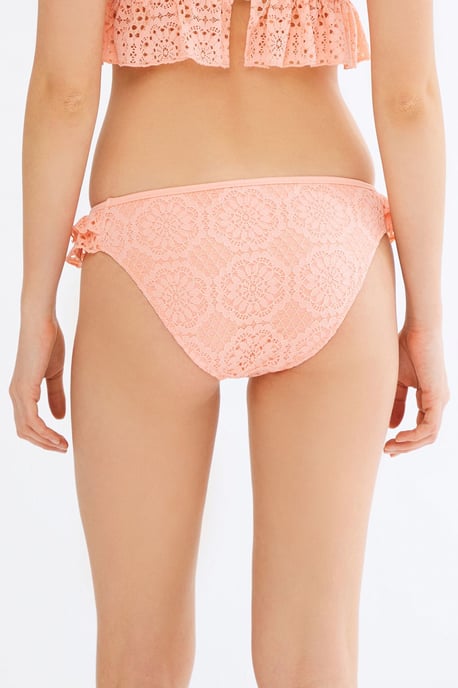Strukturierte Low-Waist Hipster-Bikini-Höschen - Image 4