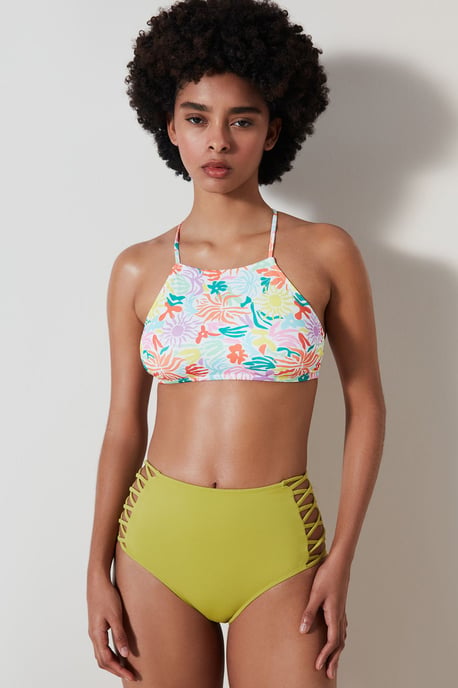 Hochtaillierte Cut-Out Bikini-Hosen - Image 5