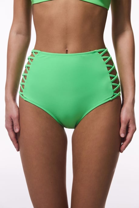Hochtaillierte Cut-Out Bikini-Hosen - Image 1