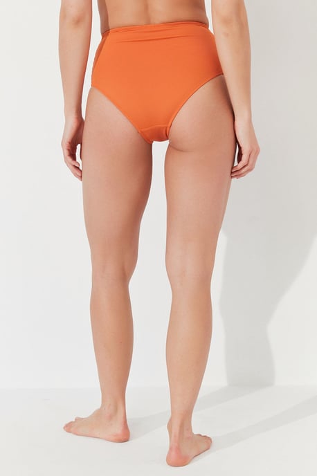 Hohe Taille Cut-Out Hipster Bikini-Höschen - Image 3