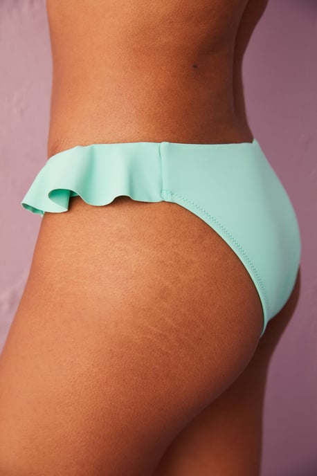 Bikini-Hosen mit Rüsche in mittlerer Bundhöhe - Image 3