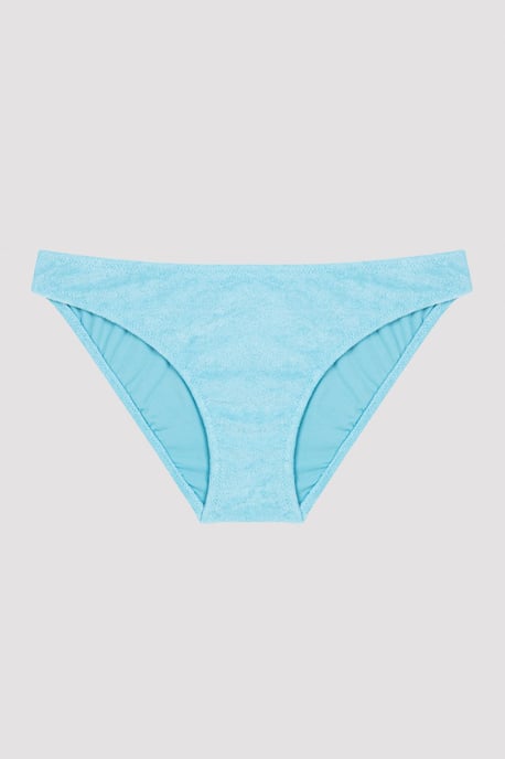 Bikini-Höschen mit mittlerer Taille aus solidem Jersey - Image 4