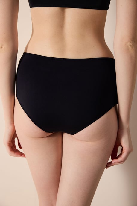 Penti Hochtaillierte Hipster-Bikinihose - Schwarz - Image 2
