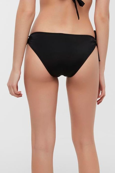 Tief sitzende, einfarbige Jersey-Bikini-Hosen - Image 3