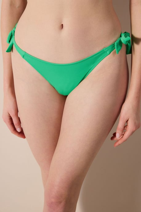 Tie-Offset-Bikini-Höschen mit niedrigem Bund - Image 1