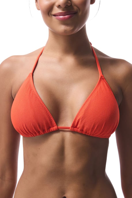 Fester Rippendraht-Bikini-Oberteil mit Dreieck-Halter - Image 1