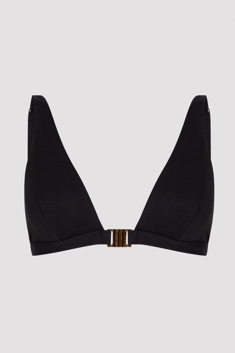 Bikini-Oberteil mit dickem Träger-Design in solidem Dreieck формат - Image 6