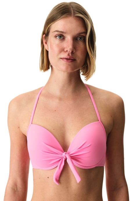Fester Halter-Bikini-Oberteil mit Bügel - Image 1