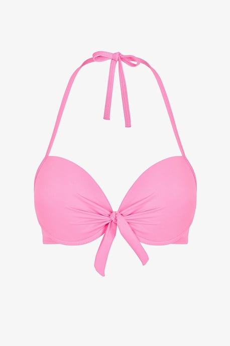 Fester Halter-Bikini-Oberteil mit Bügel - Image 6