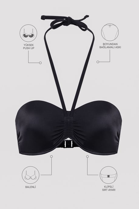 Bandeau-Bikini-Oberteil mit Bügel - Image 4