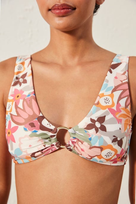Blumengemustertes Bikini-Oberteil - Image 2